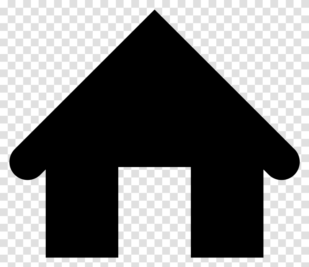 Simple House Icon Triangle, Gray, World Of Warcraft Transparent Png