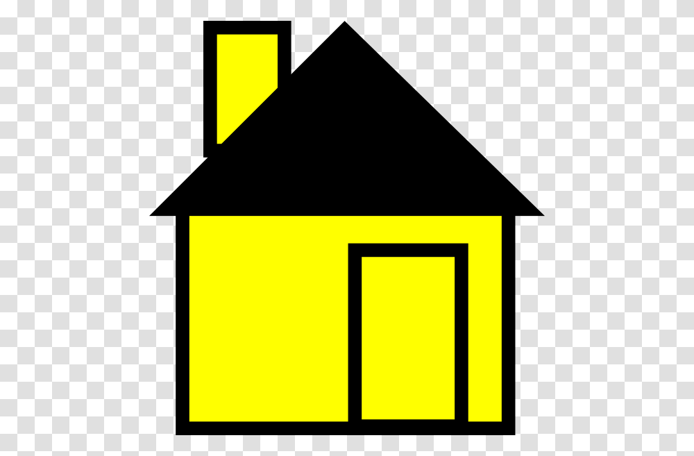 Simple House Yellow Clip Art, Building, Housing, Label, Urban Transparent Png