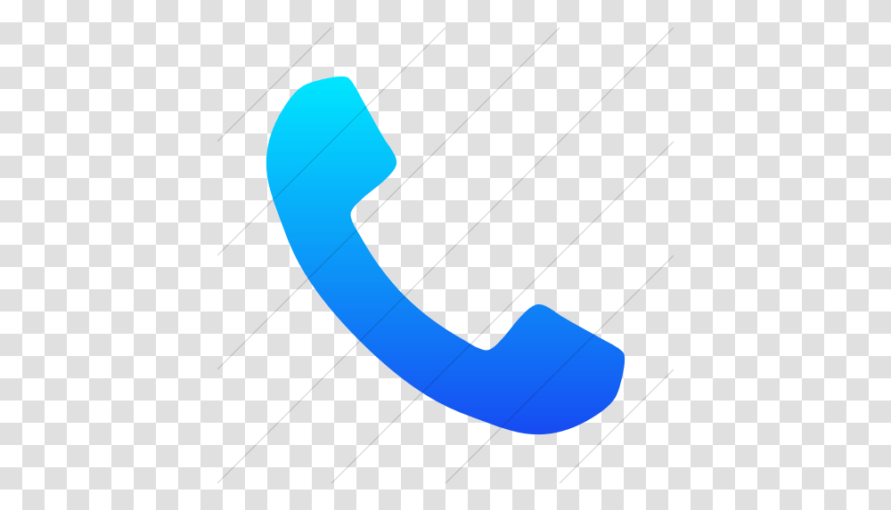 Simple Ios Blue Gradient Bootstrap Font Blue Phone Icon Gradient, Label, Text, Symbol, Sticker Transparent Png