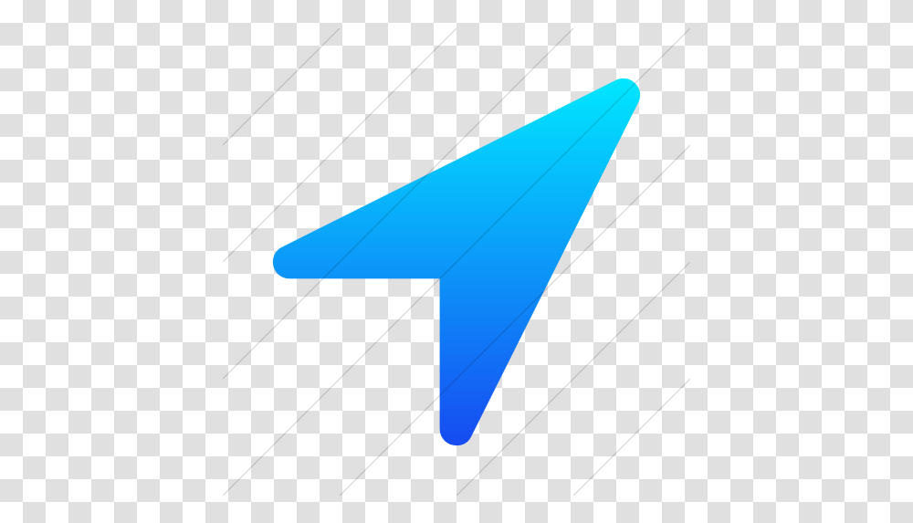 Simple Ios Blue Gradient Bootstrap Font Location Arrow Ios Icon ...