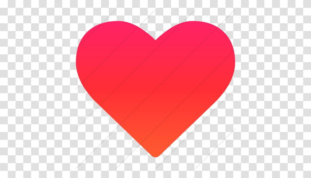 Simple Ios Orange Gradient Bootstrap Girly, Heart, Balloon Transparent Png