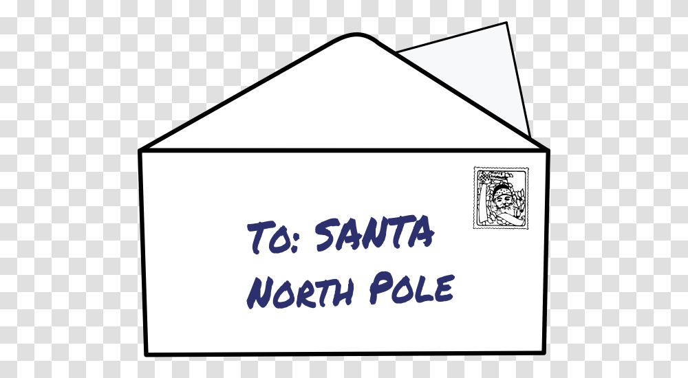 Simple Letter To Santa Triangle, Envelope, Mail, Business Card, Paper Transparent Png