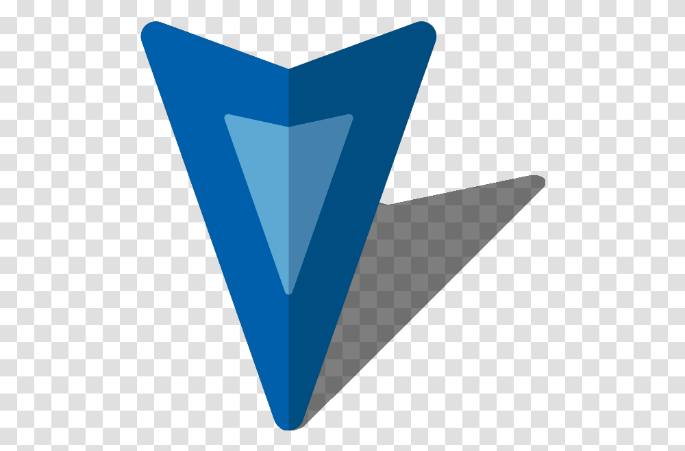 Simple Location Map Pin Icon4 Blue Free Google Maps Location Icon Svg, Triangle Transparent Png