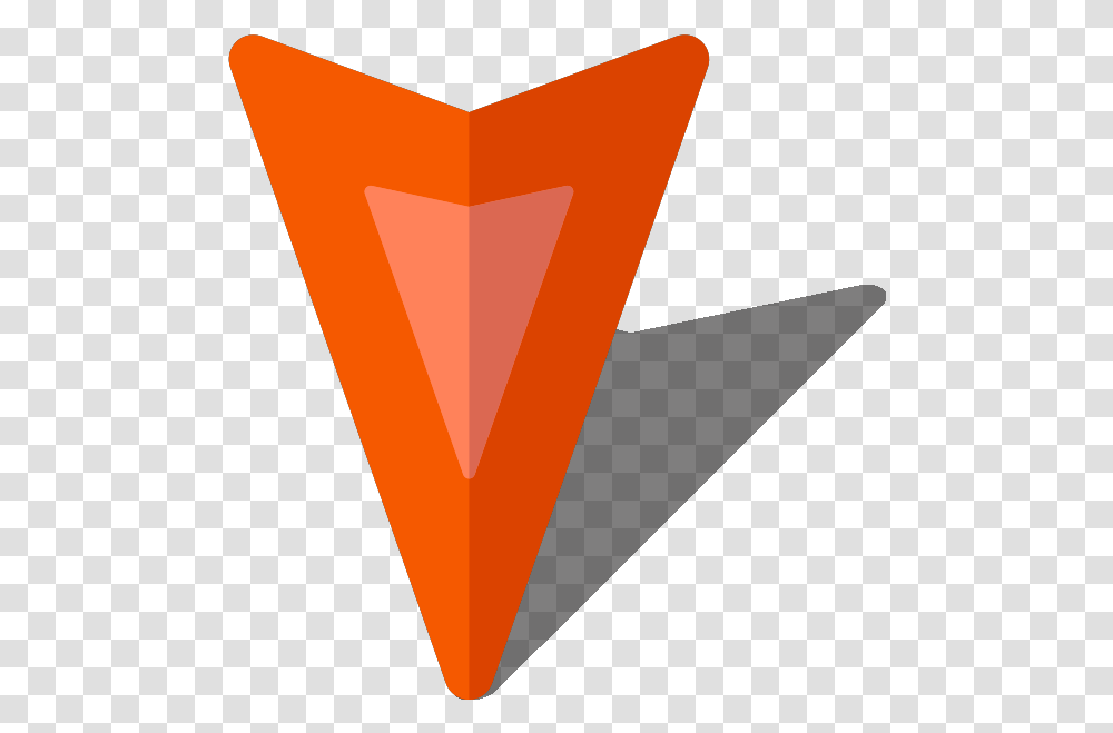 Simple Location Map Pin Icon4 Orange Free Vector Data Triangle, Arrowhead, Plectrum, Diamond, Gemstone Transparent Png