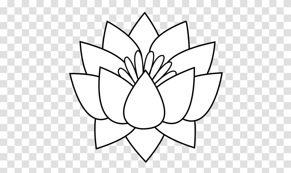 Simple Lotus Flower Drawing Wallpaper Free Latest Hd Hairstyle, Painting Transparent Png