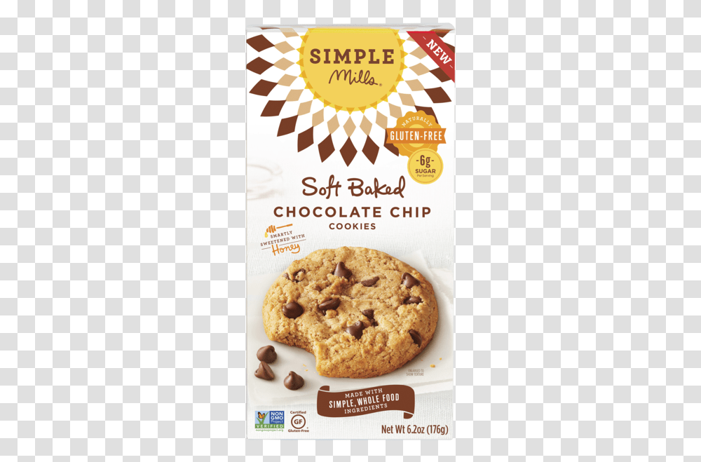 Simple Mills Chocolate Chip Cookies, Food, Biscuit, Advertisement, Flyer Transparent Png