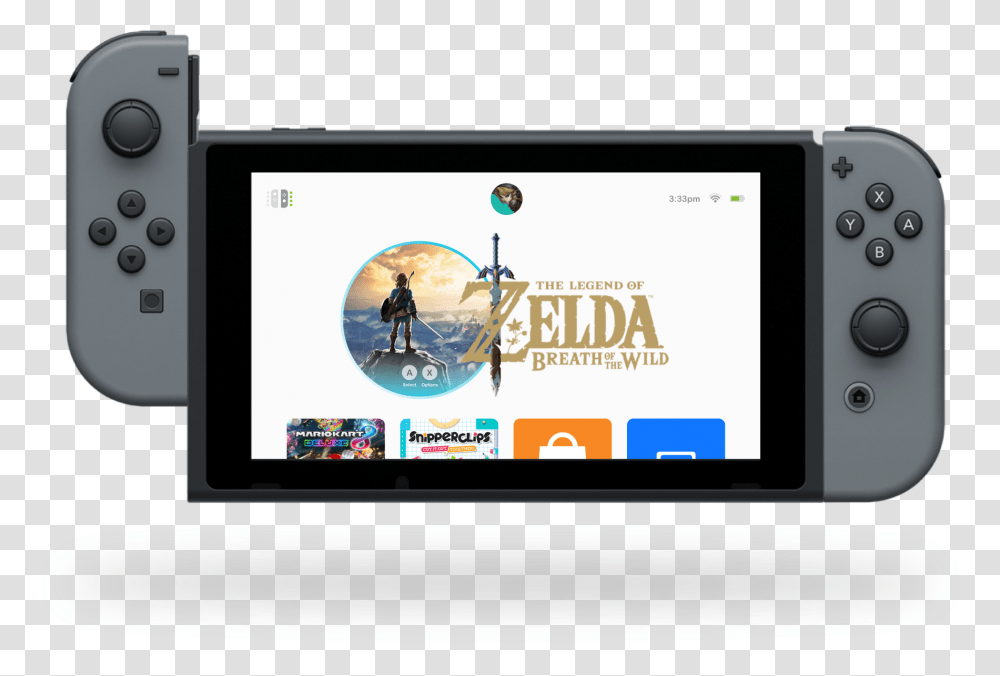 Simple Modern And Nintendo Nintendo Switch In Grey, Person, Human, Computer, Electronics Transparent Png