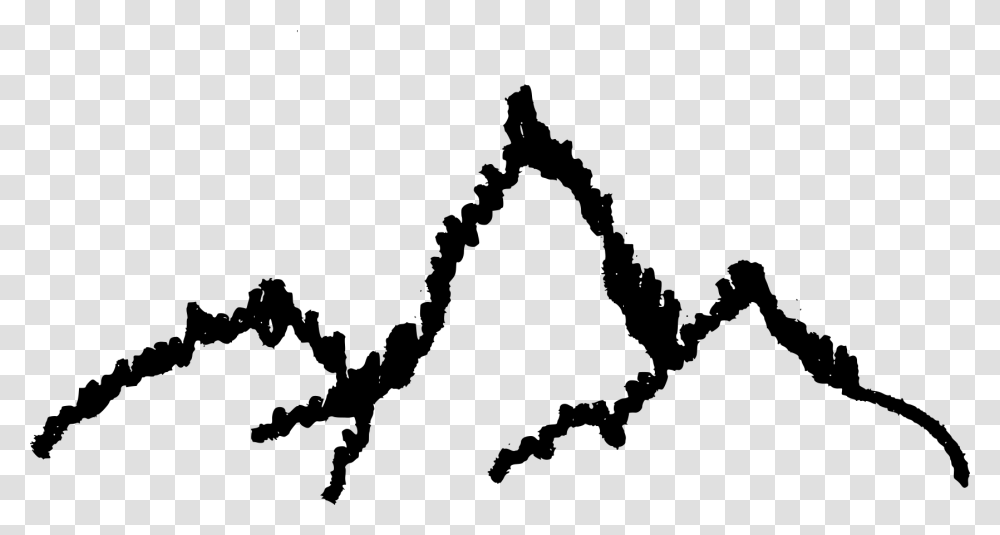 Simple Mountain Drawing, Gray, World Of Warcraft Transparent Png
