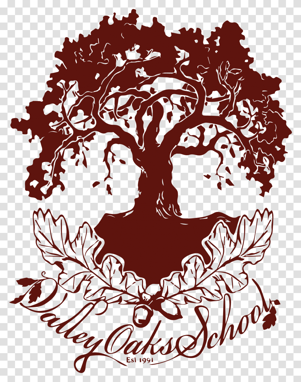 Simple Oak Tree Drawing Cypress Tree Clip Art, Plant, Floral Design, Pattern Transparent Png
