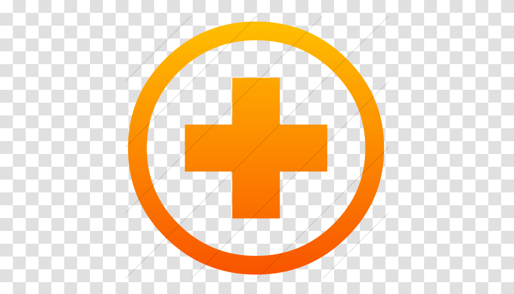 Simple Orange Gradient Classica Plus Vertical, Symbol, Logo, Trademark, First Aid Transparent Png