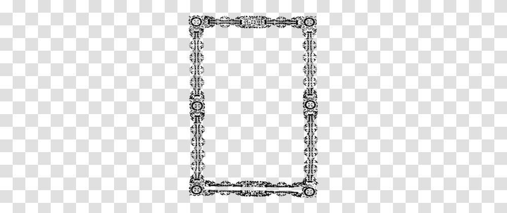 Simple Ornate Frame Clipart, Gray, World Of Warcraft Transparent Png