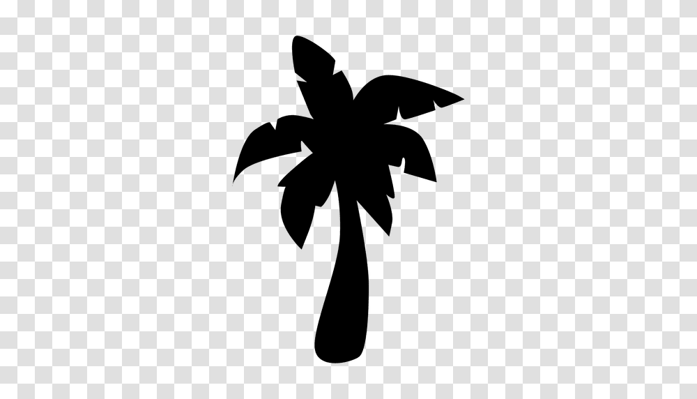 Simple Palm Tree Silhouette, Leaf, Plant, Green, Bird Transparent Png