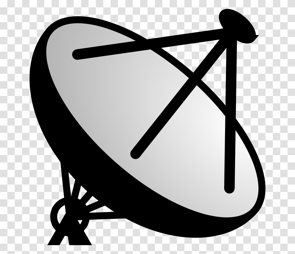 Simple Parabolic Antenna Dish Satellite Dish Clipart, Stencil, Photography, Sport Transparent Png