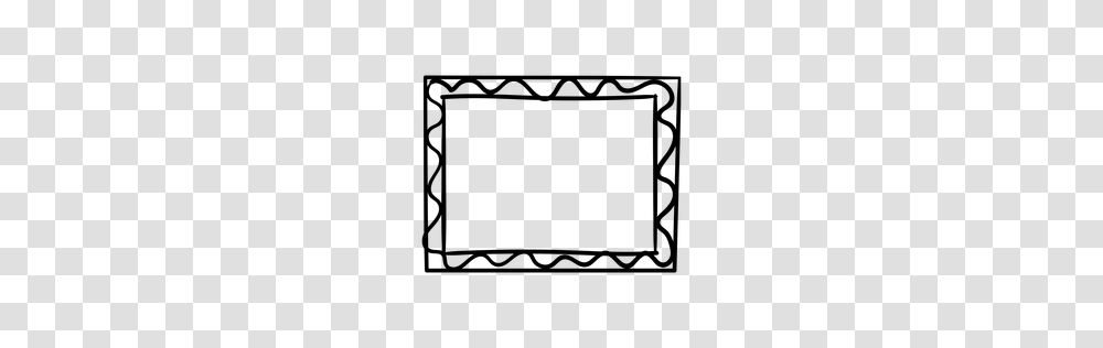 Simple Picture Frame Doodle, Gray, World Of Warcraft Transparent Png