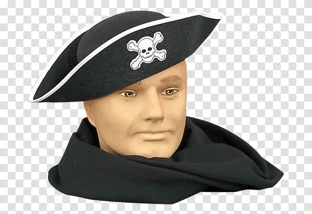 Simple Pirate Hat Hat, Person, Human, Apparel Transparent Png