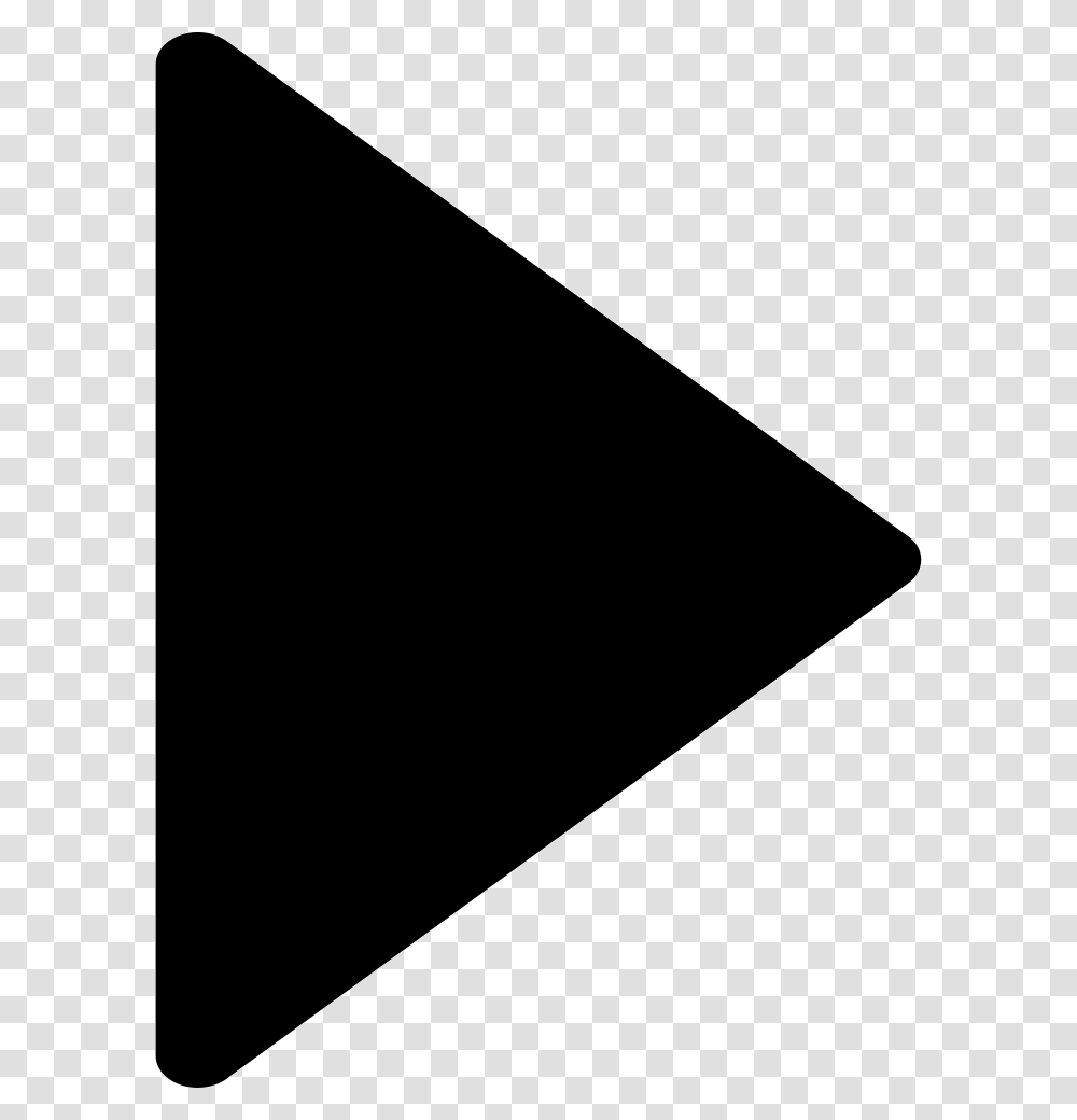 Simple Play Button Right Arrow Triangle Transparent Png