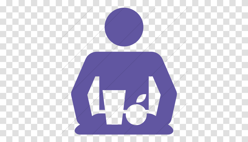 Simple Purple Iconathon Cafeteria Icon For Basketball, Symbol, Text Transparent Png