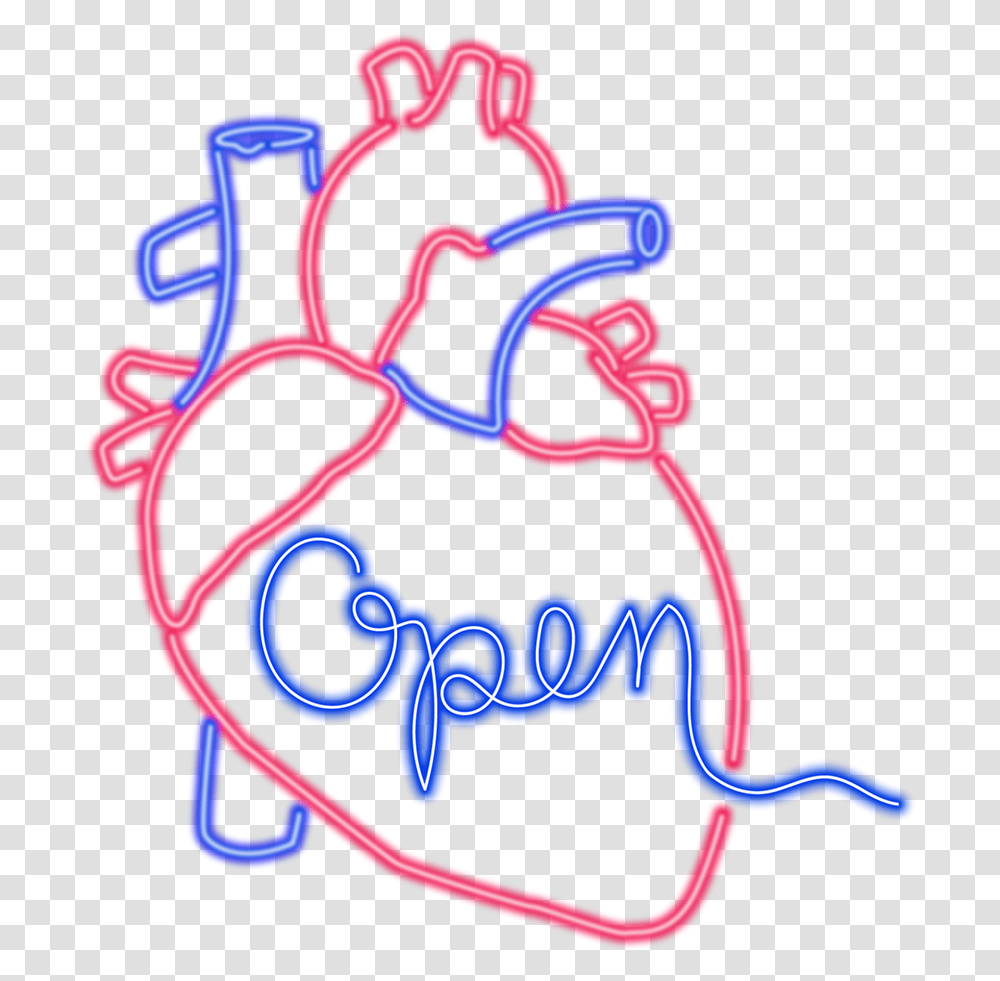 Simple Real Heart Drawing, Neon, Light, Dynamite, Bomb Transparent Png