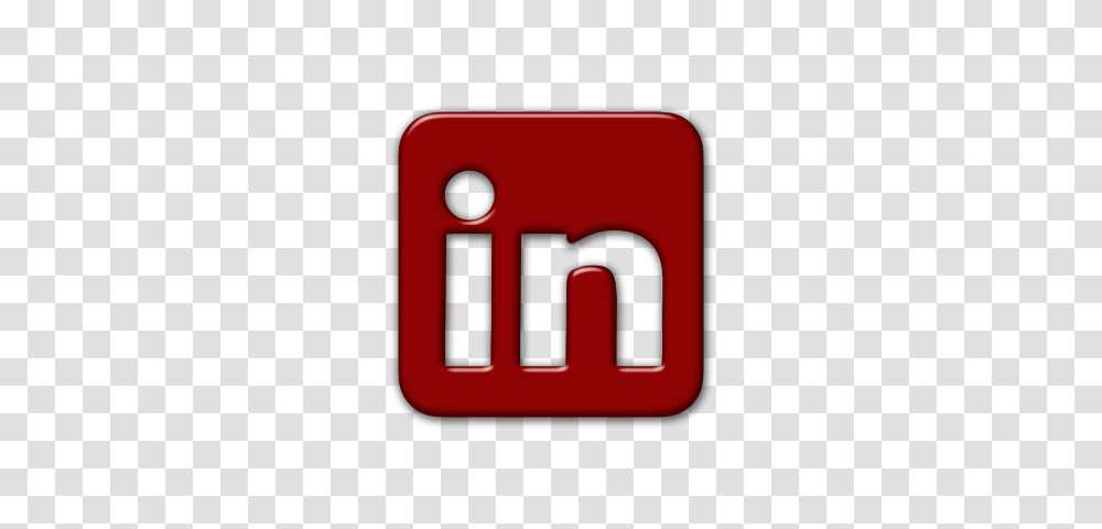 Simple Red Glossy Icon Social Media Logos Linkedin Logo, Number, Label Transparent Png