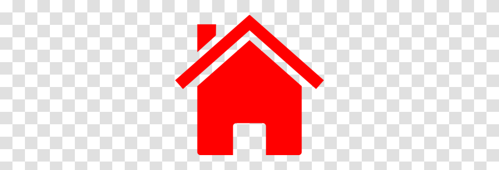Simple Red House Clip Art, Label, Logo Transparent Png