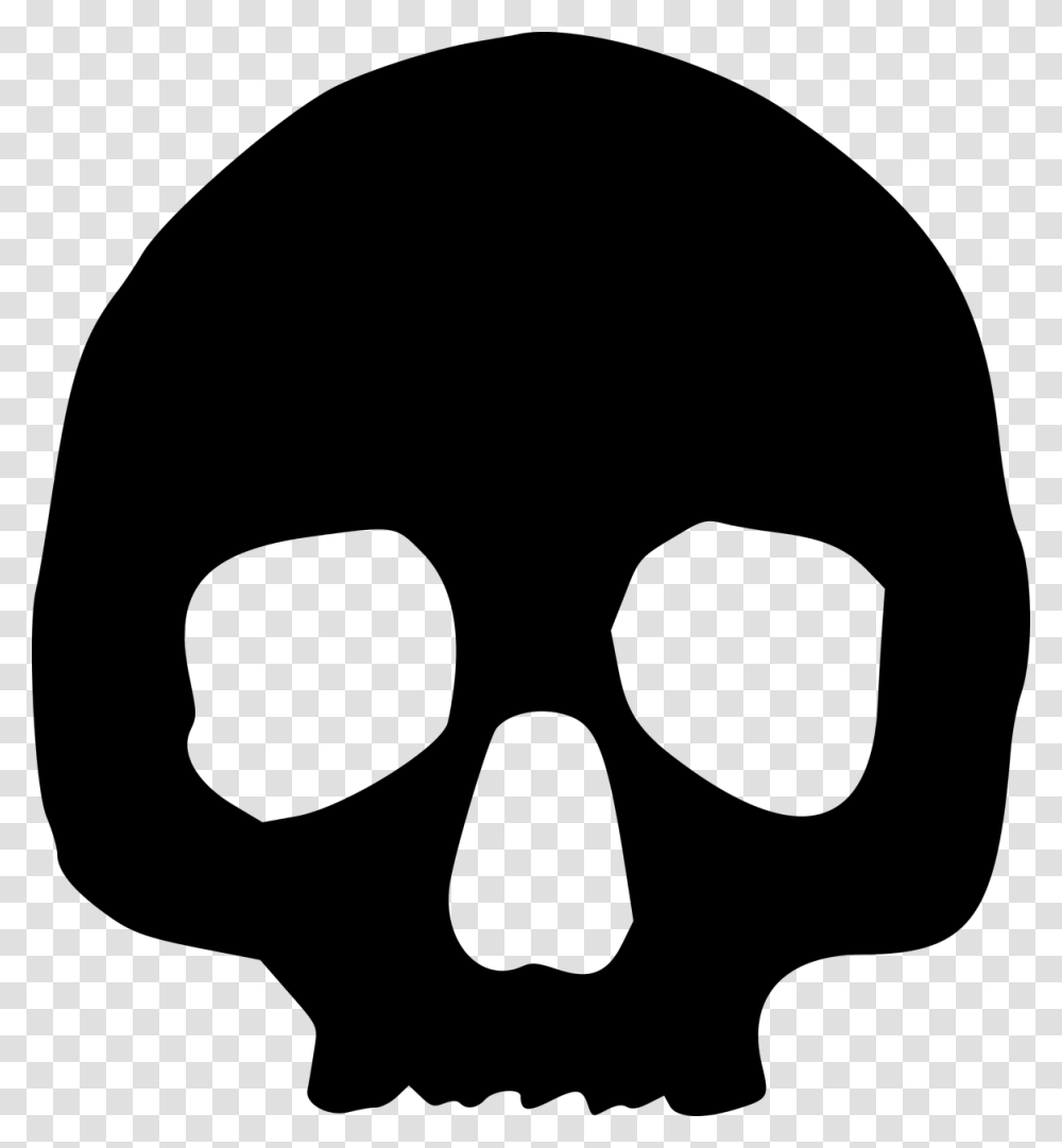 Simple Skull Clip Art, Gray, World Of Warcraft Transparent Png