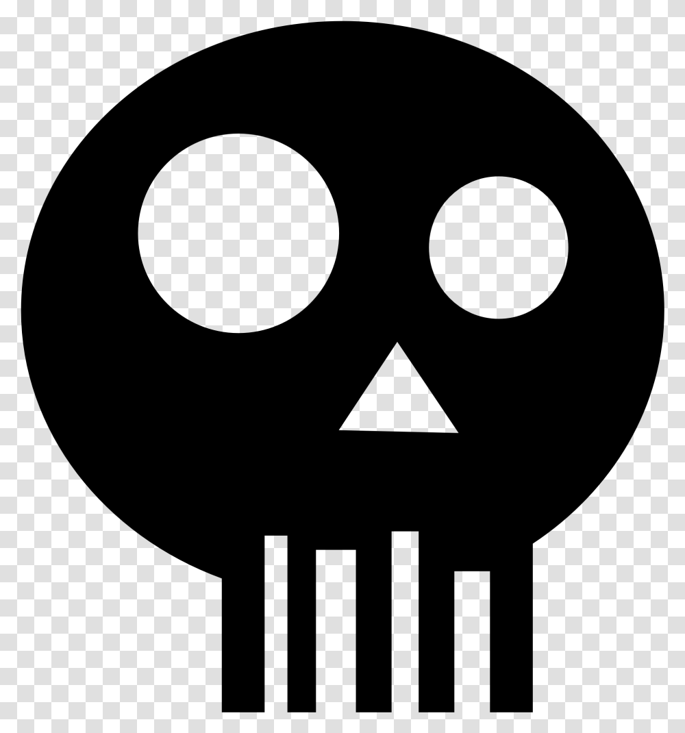 Simple Skull Vector Death Clipart, Gray, World Of Warcraft Transparent Png