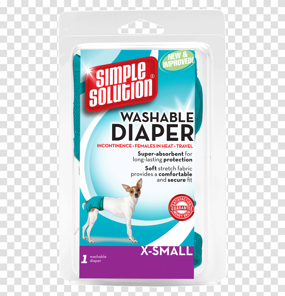 Simple Solution Washable Female Dog Diaper Simple Solution Washable Male Dog Diaper, Pet, Canine, Animal, Mammal Transparent Png