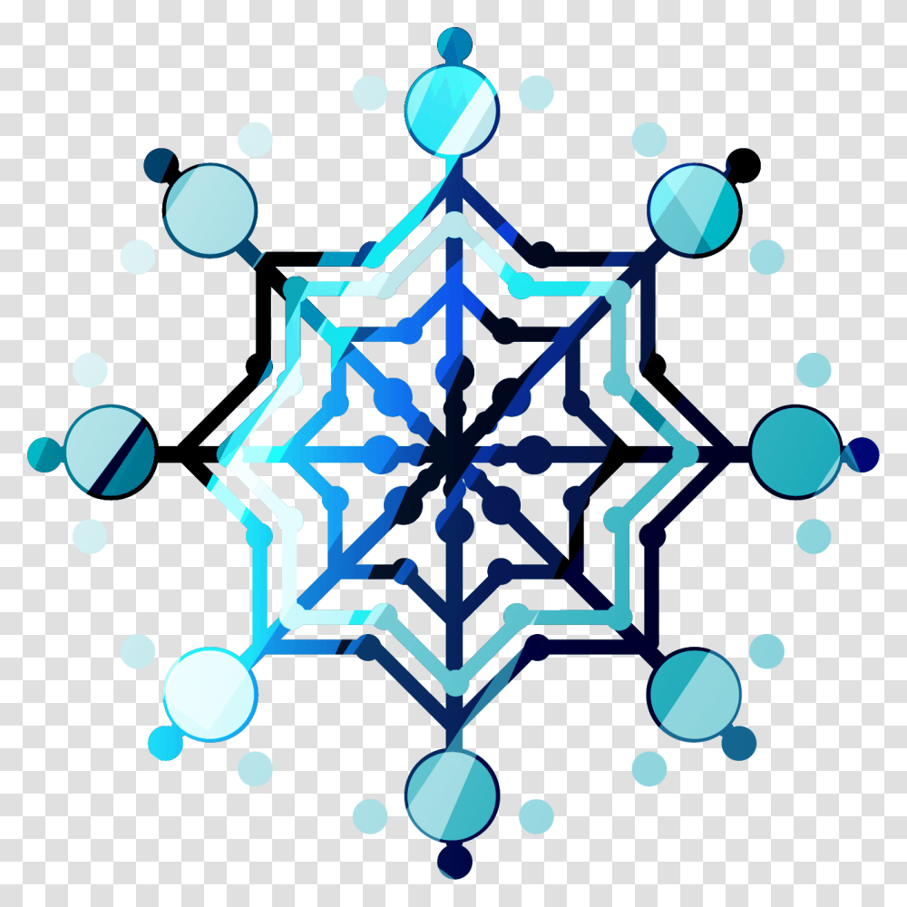 Simple Spider Web Clipart, Snowflake, Network Transparent Png