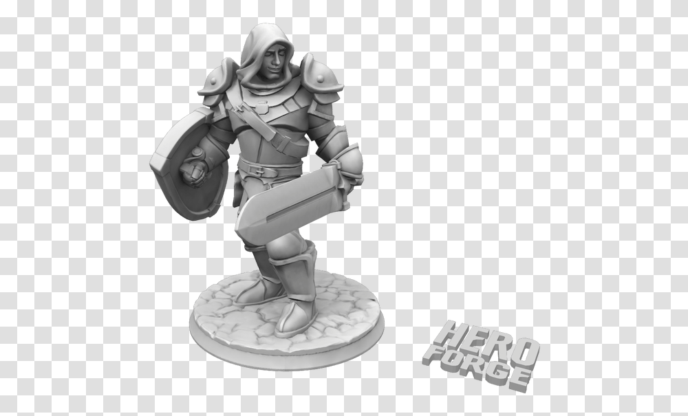Simple Steps For Painting A Hero Forge Miniature 3d Heroforge Miniatures 3d Printer Lines, Toy, Person, Human, Knight Transparent Png