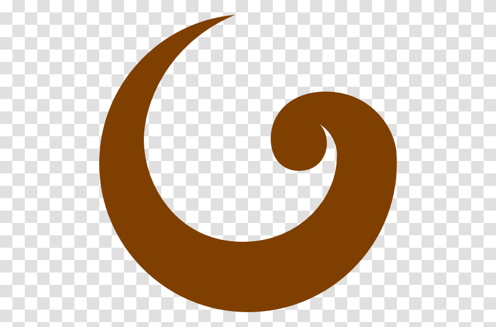 Simple Swirl Brown Svg Clip Arts Brown Swirl, Spiral, Logo, Trademark Transparent Png