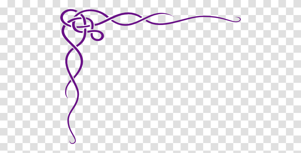 Simple Swirls Border, Bow, Knot, Pattern Transparent Png