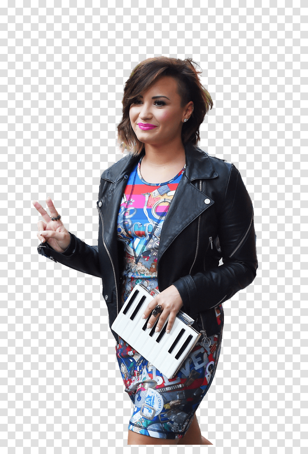 Simple Things Girl Demi Lovato, Jacket, Coat, Sleeve Transparent Png