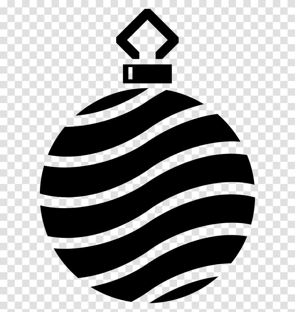 Simple Tree Bauble Silhouette Silhouette Christmas Images, Gray, World Of Warcraft Transparent Png