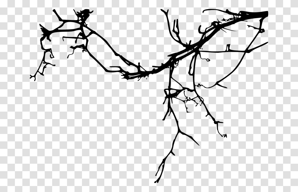 Simple Tree Branch, Gray, World Of Warcraft Transparent Png