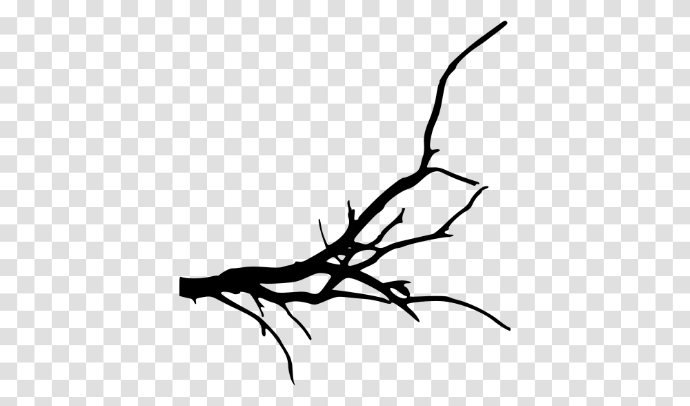 Simple Tree Branch, Green, Silhouette, Plant, Animal Transparent Png
