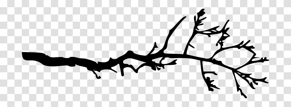 Simple Tree Branch, Silhouette, Plant, Leaf Transparent Png