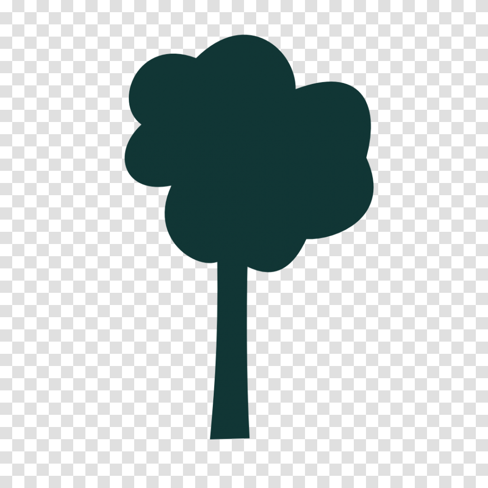 Simple Tree, Plant, Flower, Blossom, Silhouette Transparent Png