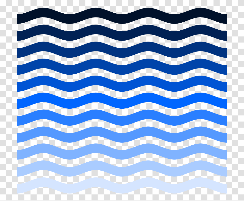Simple Water Waves Clipart, Rug, Texture, Pattern Transparent Png