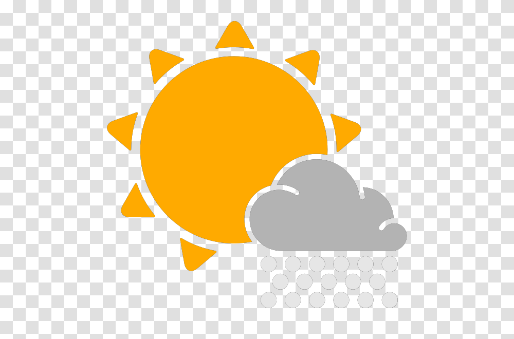Simple Weather Icons Scattered Snow, Outdoors, Nature, Sky, Sun Transparent Png