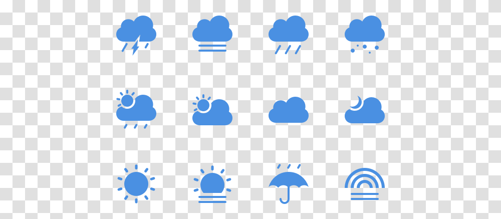 Simple Weather Icons, Word, Poster, Advertisement Transparent Png
