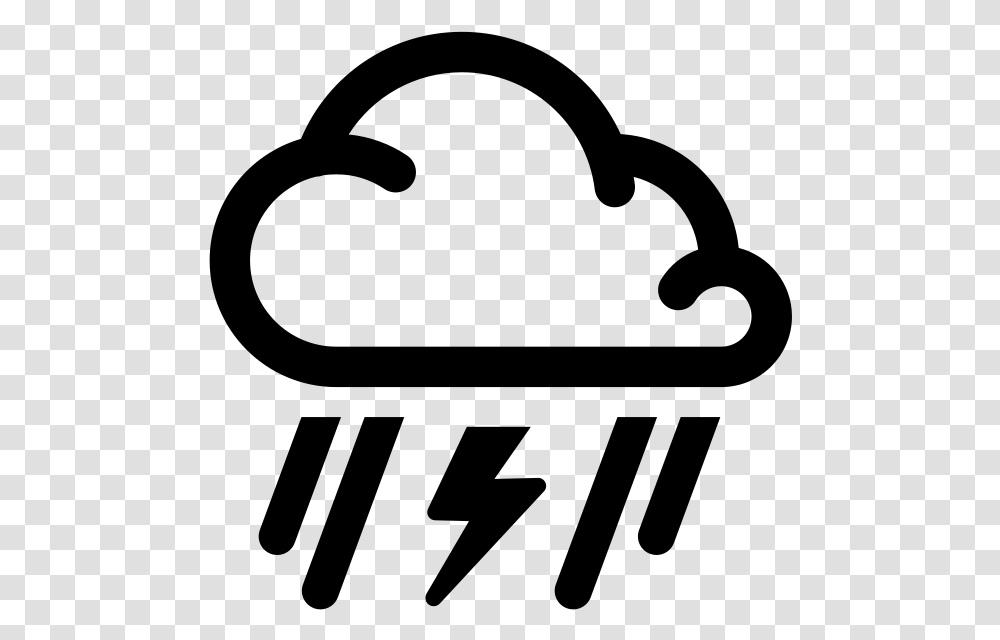 Simple Weather Icons2 Mixed Rain And Thunderstorms Background Bad Weather Icon, Gray, World Of Warcraft Transparent Png