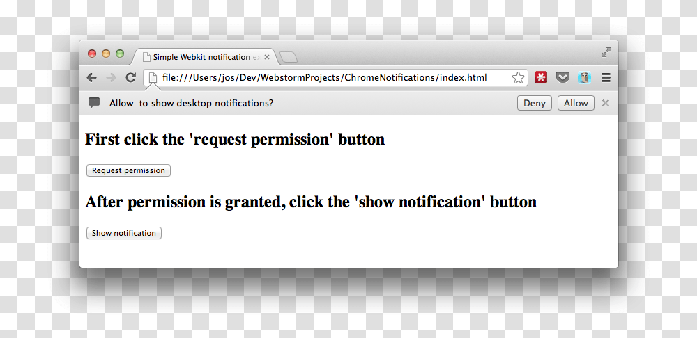 Simple Webkit Notification Example Germination Of A Bean Seed, File, Page, Webpage Transparent Png