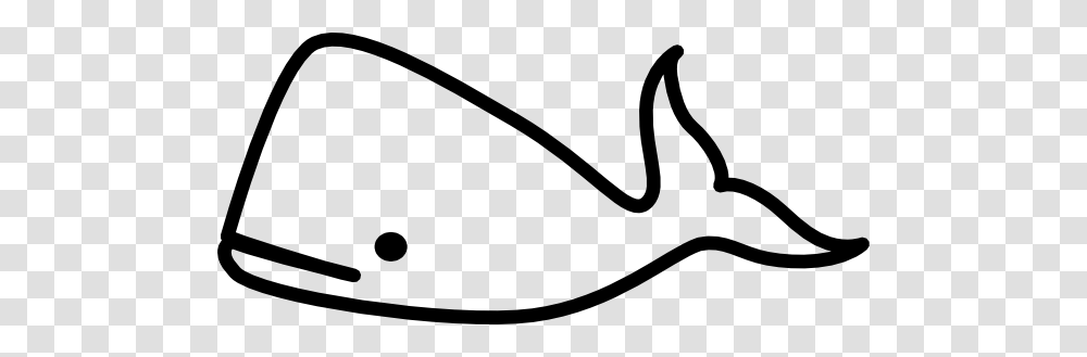 Simple Whale Outline Clip Art, Label, Animal, Sunglasses Transparent Png