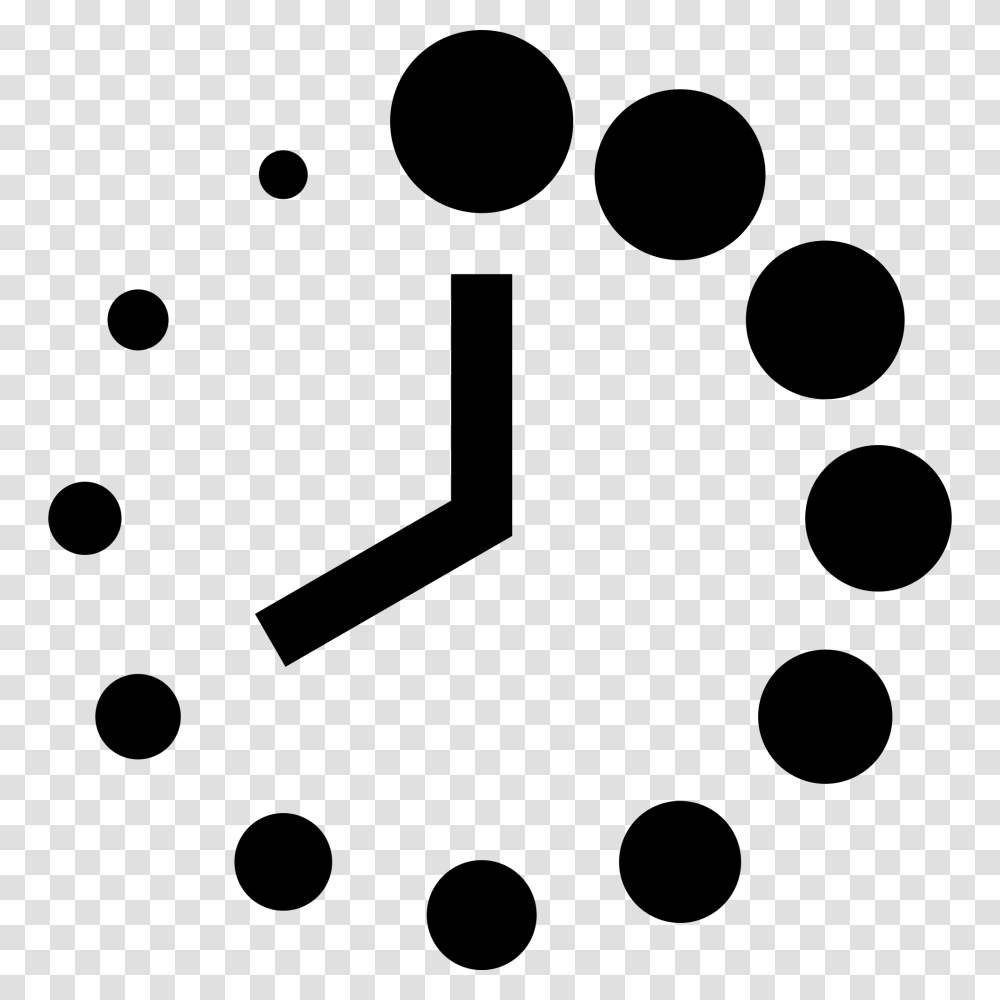 Simpleicons Business Clock Of Circular Shape With Dots, Gray, World Of Warcraft Transparent Png