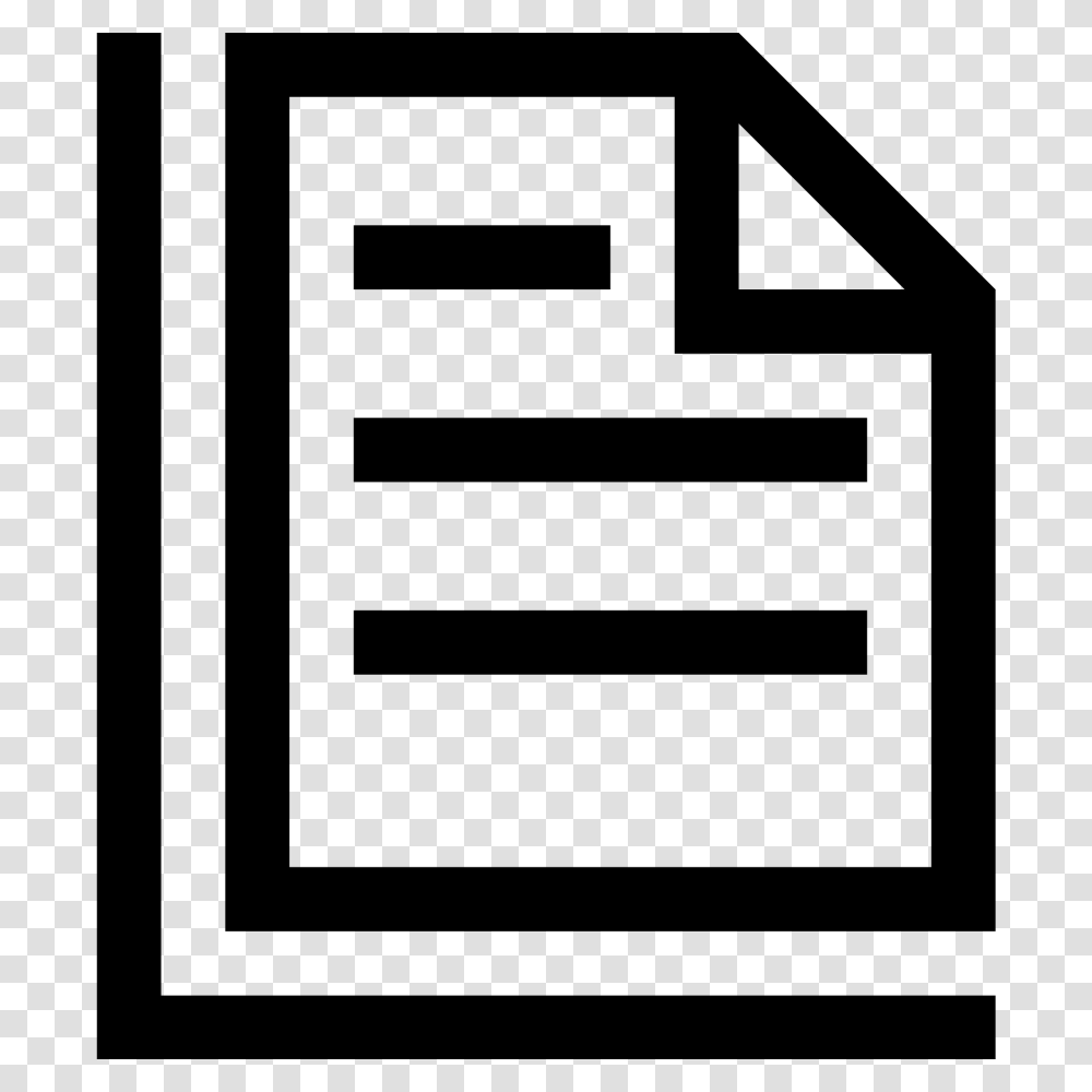 Simpleicons Business Note Paper Symbol With Text Lines, Gray, World Of Warcraft Transparent Png
