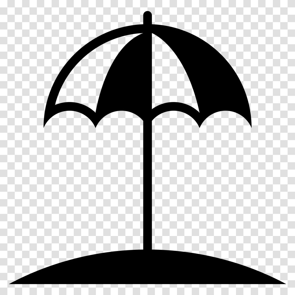 Simpleicons Places Beach Umbrella For Protection From The Sun, Gray, World Of Warcraft Transparent Png