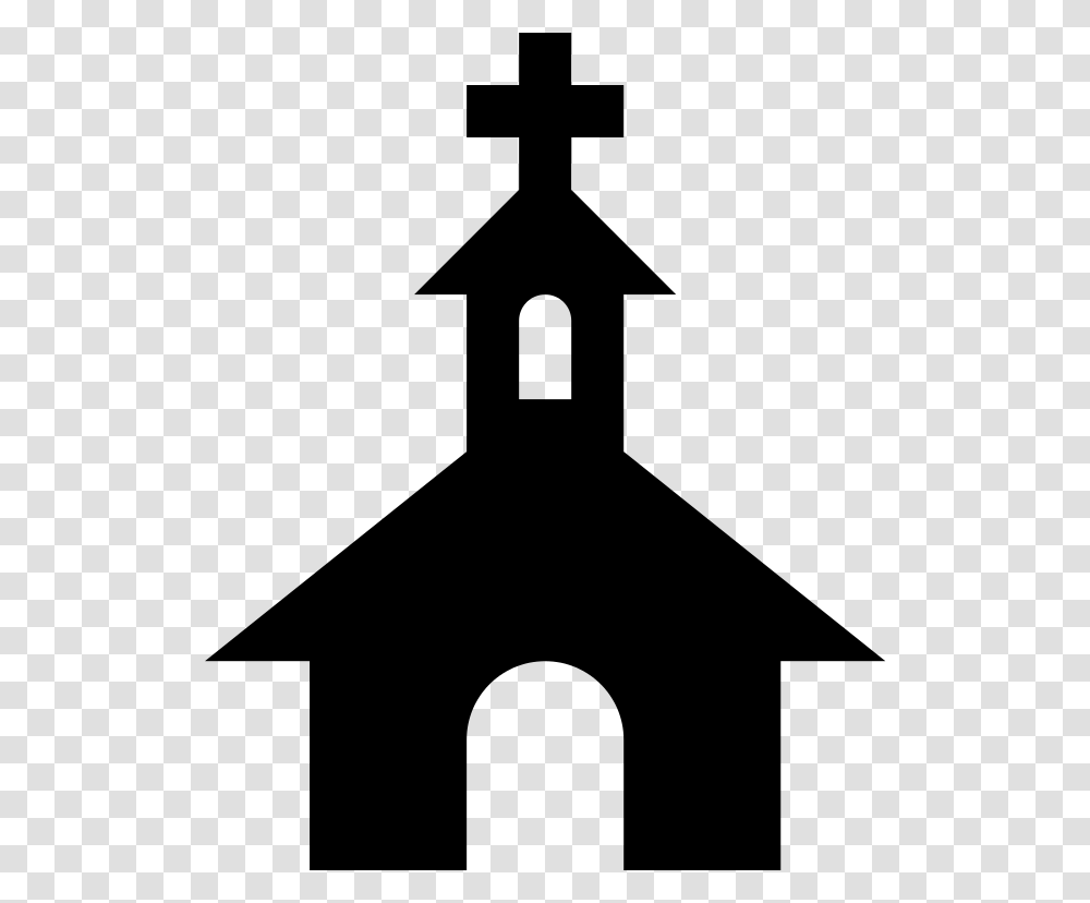 Simpleicons Places Church Black Silhouette With A Cross, Gray, World Of Warcraft Transparent Png