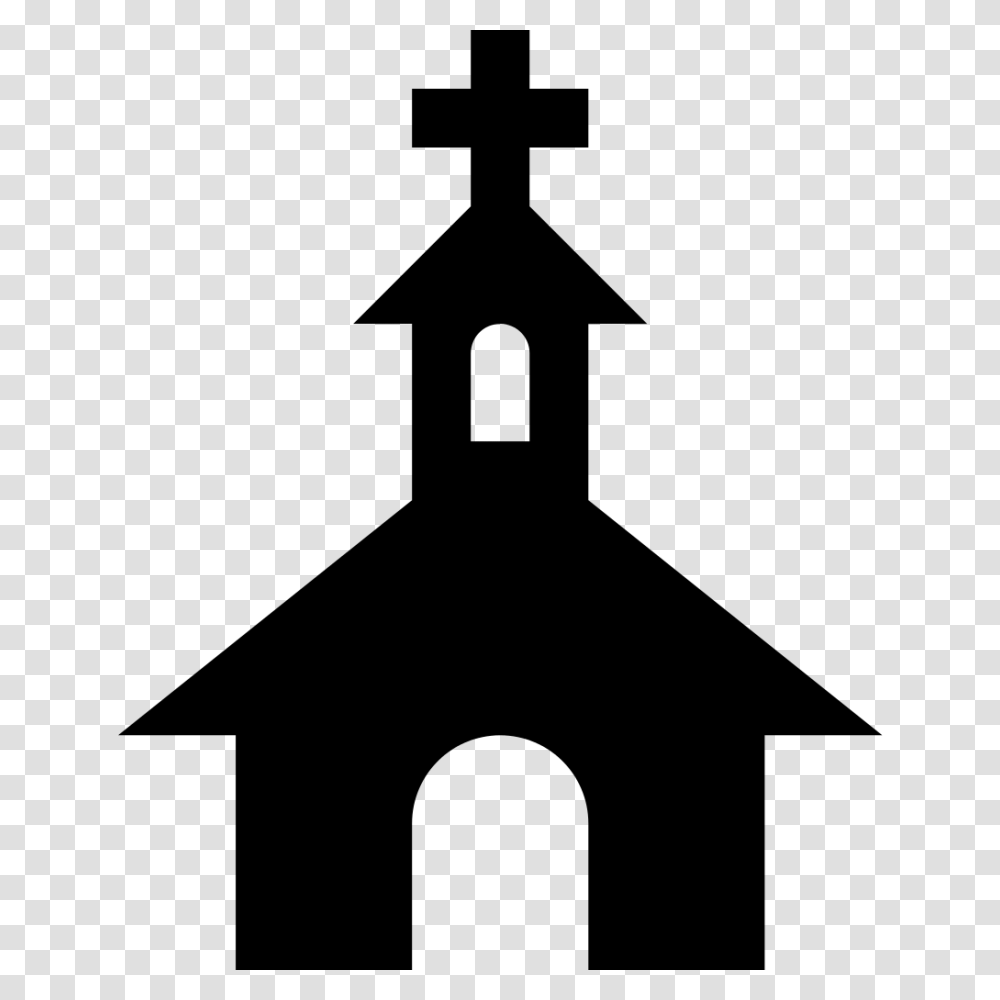 Simpleicons Places Church Black Silhouette With A Cross, Gray, World Of Warcraft Transparent Png