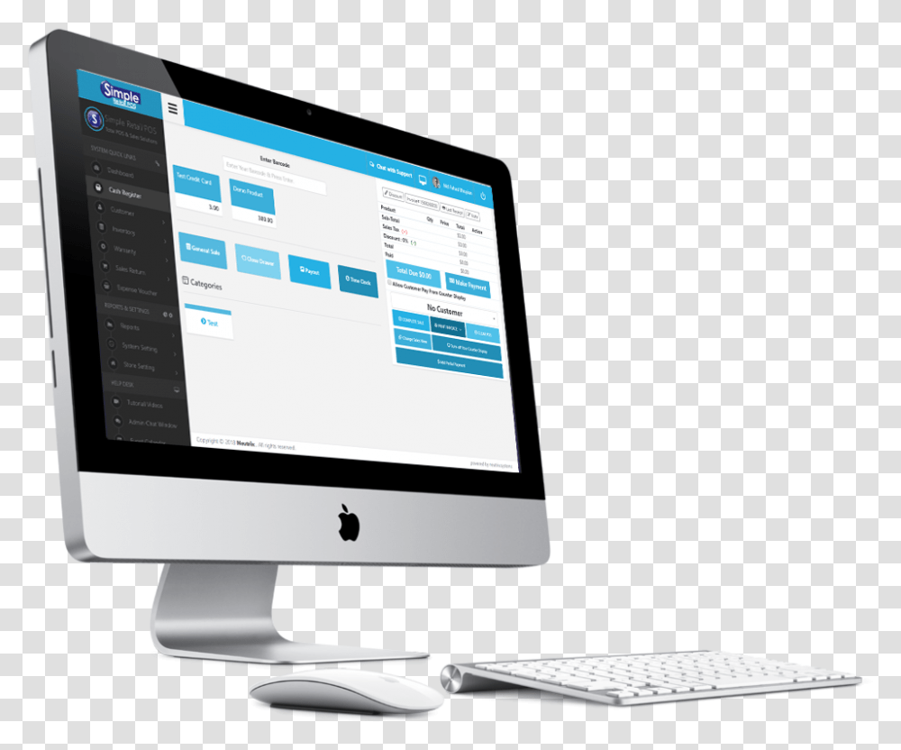 Simpleretailpos Mac Pc, Computer, Electronics, Desktop, Monitor Transparent Png