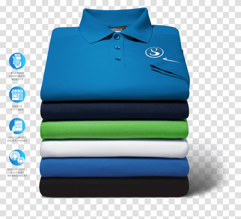 Simplified Efficient Ordering Corporate Clothing, Apparel, Blanket, Shirt, Towel Transparent Png